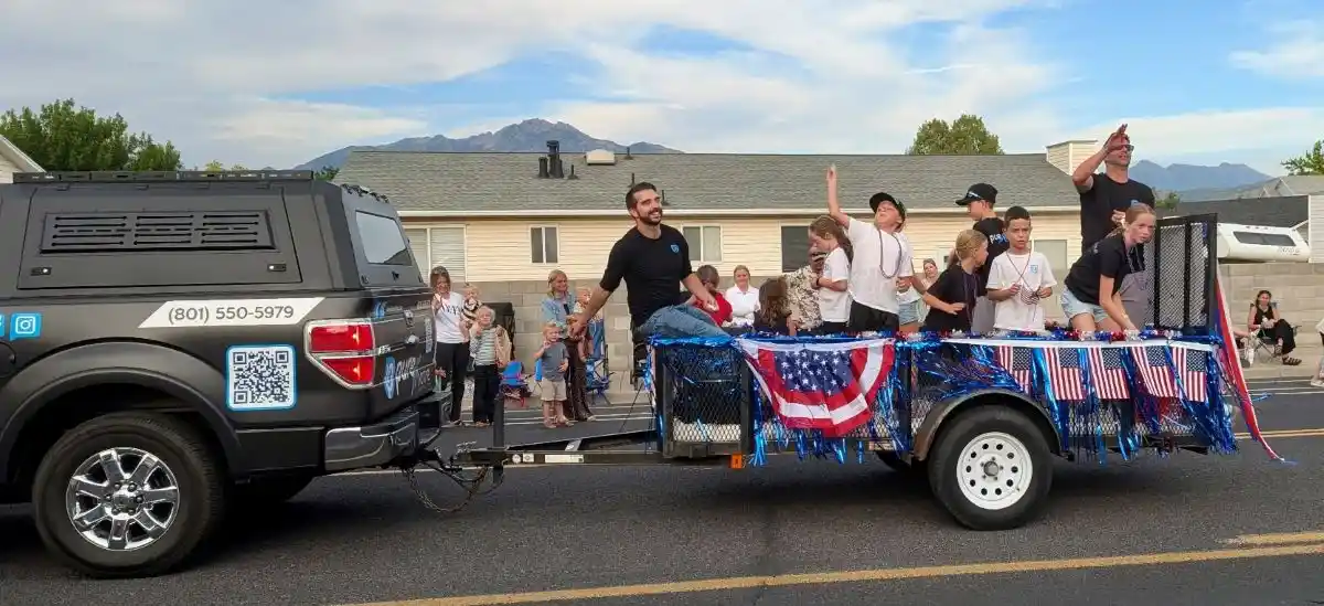 PureHome Heating and Air participating in a local Riverton community event